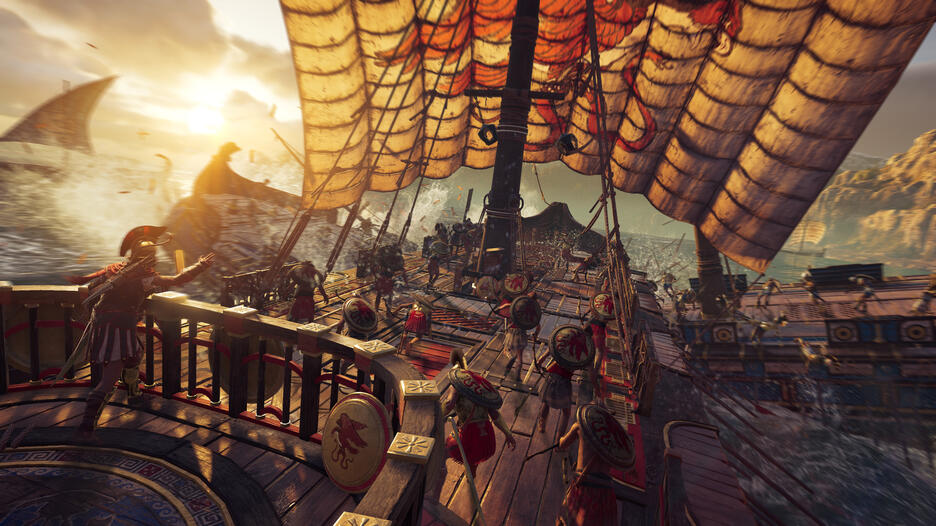 Assassin'S Creed Odyssey + Assassin'S Creed Valhalla PS4 FR USATO Assassin'S Creed Odyssey + Assassin'S Creed Valhalla PS4 FR USATO